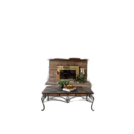 furniture, photorealistic, 3d render, earth tones transparent PNG cut-out