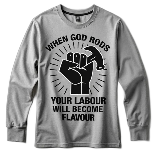 jacket, grey, long-sleeve, shirt, graphic, design, front, features transparent PNG cut-out