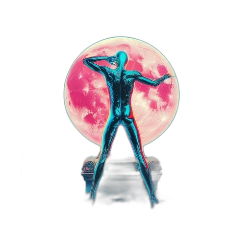 robot, jewelry, jacket, furniture, 3d render, vaporwave, concept art, comic book art transparent PNG cut-out