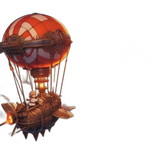 mask, umbrella, concept art, fantasy art, 3d render, watercolor, elaborate, steam-age transparent PNG cut-out