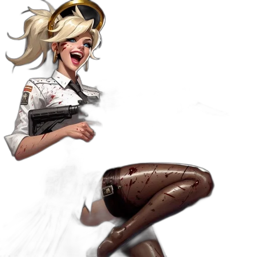 weapon, shoes, staff, dress, concept art, comic book art, fantasy art, photorealistic transparent PNG cut-out