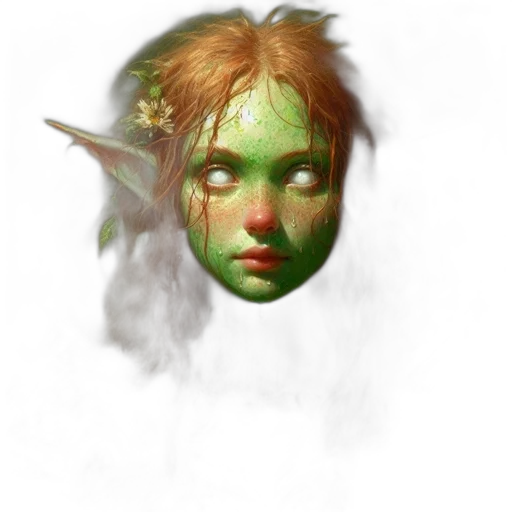 mask, face, staff, dragon, fantasy art, concept art, photorealistic, 3d render transparent PNG cut-out