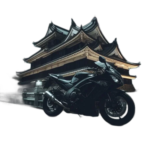 dragon, weapon, car, jacket, concept art, photorealistic, 3d render, cyberpunk transparent PNG cut-out