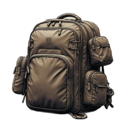 jacket, 3d render, earth tones, machine transparent PNG cut-out