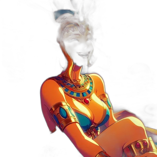 mask, jewelry, crown, robot, concept art, fantasy art, comic book art, 3d render transparent PNG cut-out