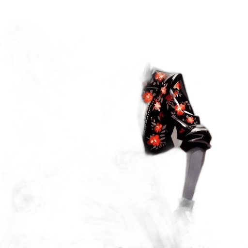 shoes, mask, umbrella, dress, photorealistic, concept art, watercolor, anime transparent PNG cut-out