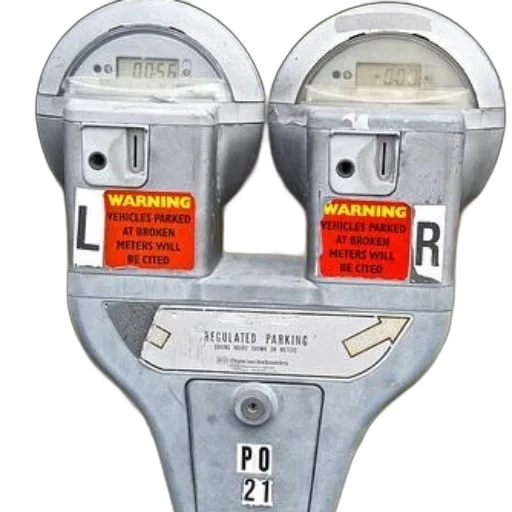 robot, weapon, jewelry, 3d render, two, parking, meters, warning transparent PNG cut-out