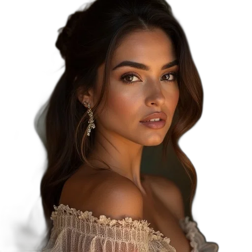 jewelry, dress, face, crown transparent PNG cut-out