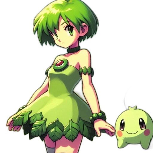 dress, staff, creature, weapon, pixel art, concept art, anime, fantasy art transparent PNG cut-out