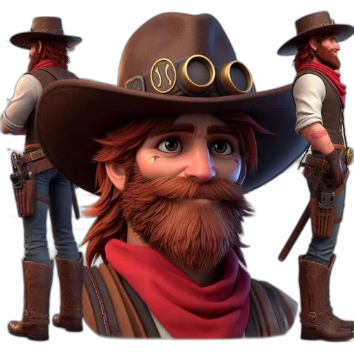 hat, staff, face, weapon, concept art, 3d render, fantasy art, photorealistic transparent PNG cut-out