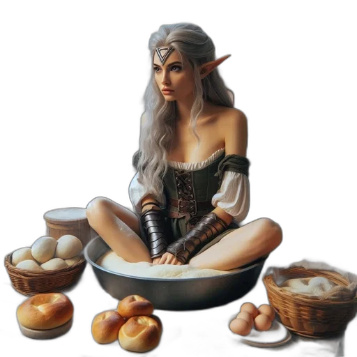 food, jewelry, fantasy art, concept art, oil painting, photorealistic, fire, earth tones transparent PNG cut-out