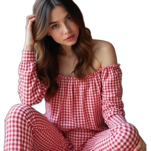 dress, jacket, face, furniture, photorealistic, oil painting, red, pastel transparent PNG cut-out