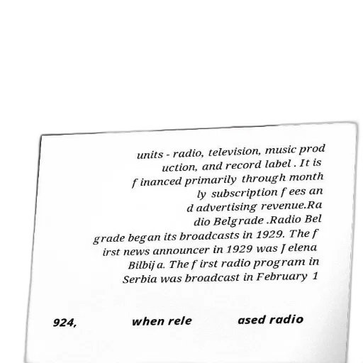 jacket, poster, text, about, radio, belgrade, history, including transparent PNG cut-out
