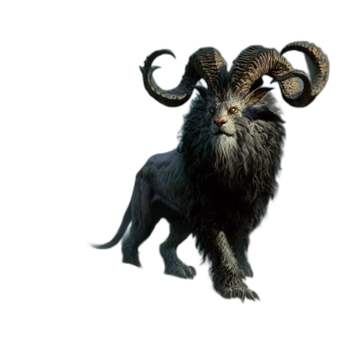 animal, creature, dragon, hair, 3d render, concept art, fantasy art, photorealistic transparent PNG cut-out