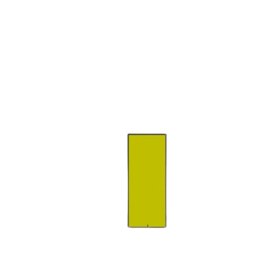 pixel art, 3d render, green, golden transparent PNG cut-out