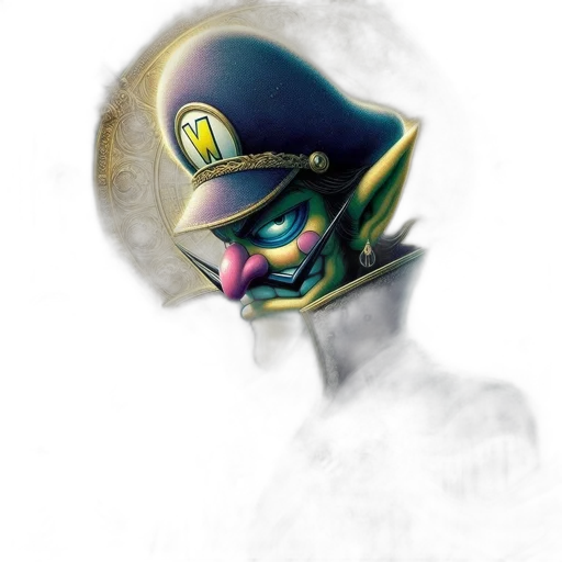 mask, hat, face, robot, concept art, watercolor, comic book art, fantasy art transparent PNG cut-out