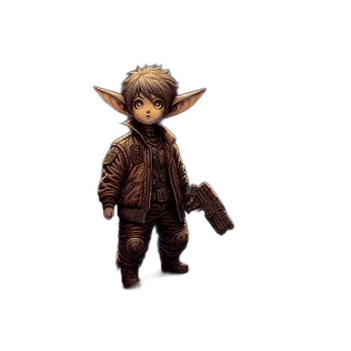 staff, creature, weapon, animal, concept art, fantasy art, pixel art, 3d render transparent PNG cut-out