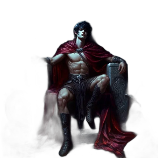 fantasy art, concept art, comic book art, photorealistic transparent PNG cut-out