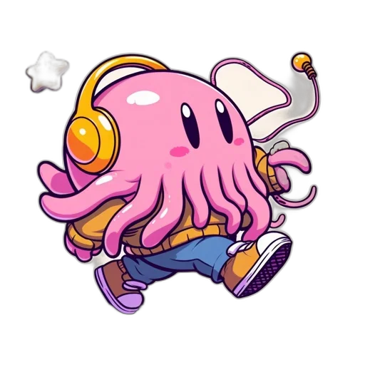 creature, animal, weapon, staff, concept art, pixel art, vaporwave, fantasy art transparent PNG cut-out