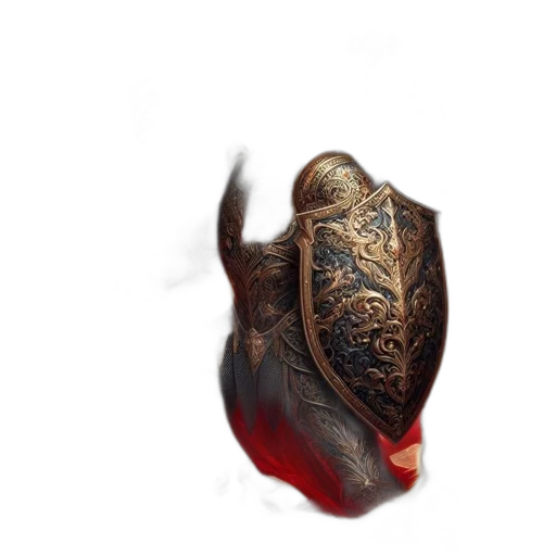 mask, dragon, weapon, crown, photorealistic, concept art, fantasy art, 3d render transparent PNG cut-out