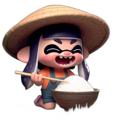 weapon, staff, hat, food, concept art, 3d render, fantasy art, photorealistic transparent PNG cut-out