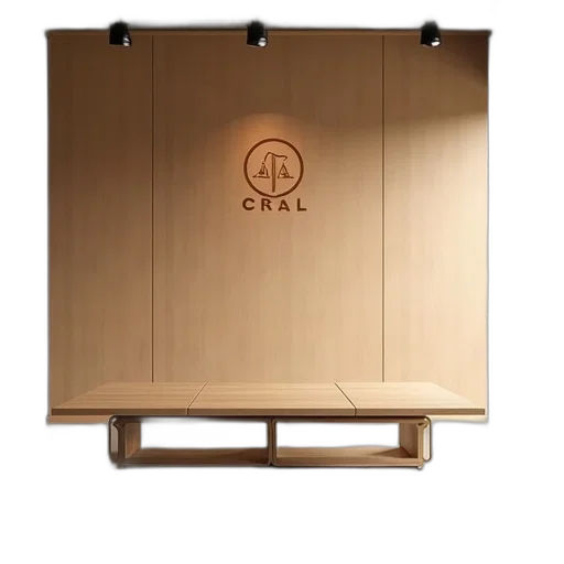 furniture, 3d render, large, rectangular, cardboard, wall, open, space transparent PNG cut-out