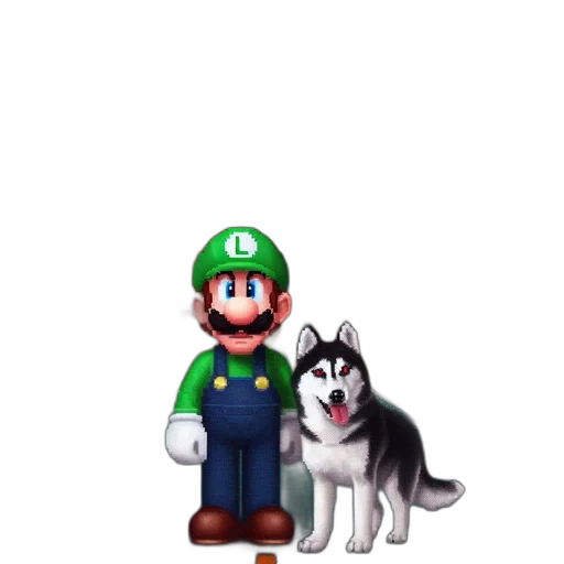 animal, staff, creature, hat, pixel art, concept art, cartoon, 3d render transparent PNG cut-out