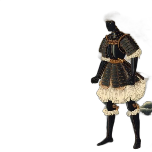 dress, mask, jacket, animal, concept art, 3d render, fantasy art, pixel art transparent PNG cut-out