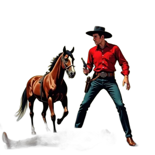 animal, jacket, concept art, photorealistic, comic book art, 3d render, red, vintage transparent PNG cut-out