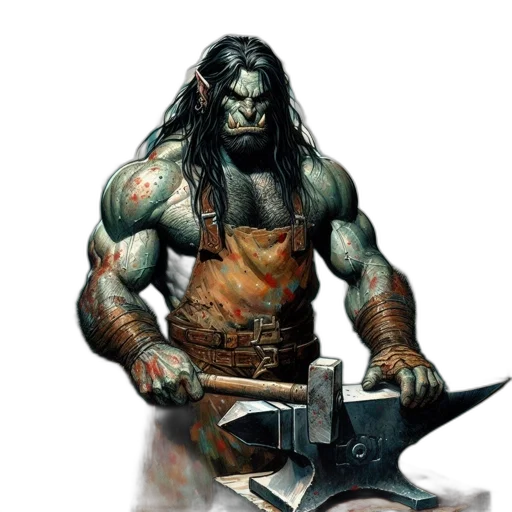 sword, weapon, staff, comic book art, fantasy art, concept art, photorealistic, muscular transparent PNG cut-out