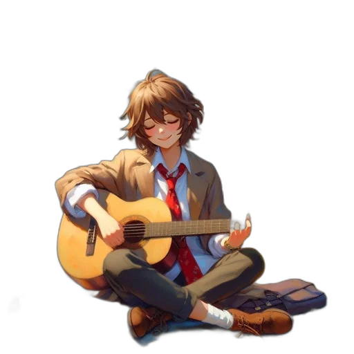 jacket, pixel art, concept art, anime, watercolor, blue, pastel, quaint transparent PNG cut-out