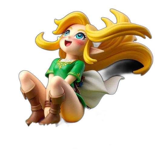 staff, 3d render, concept art, fantasy art, pixel art, animated, figure, woman transparent PNG cut-out