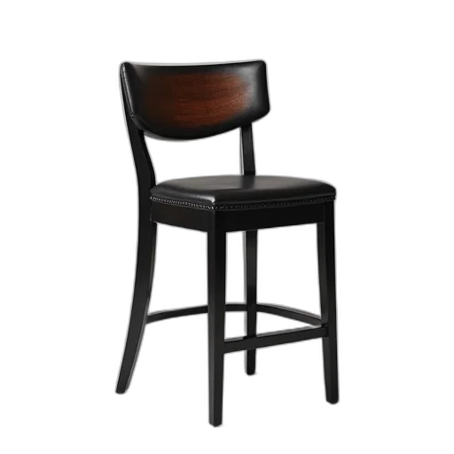 furniture, 3d render, black, faux transparent PNG cut-out