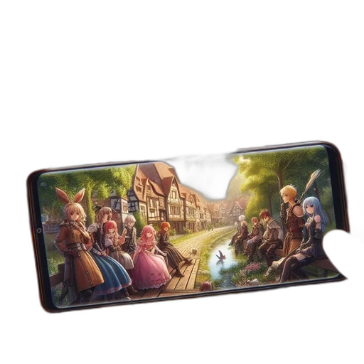 weapon, sword, staff, bottle, concept art, fantasy art, 3d render, sunset transparent PNG cut-out
