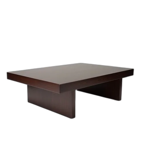 furniture, 3d render, photorealistic, earth tones, sleek, modern, coffee, table transparent PNG cut-out