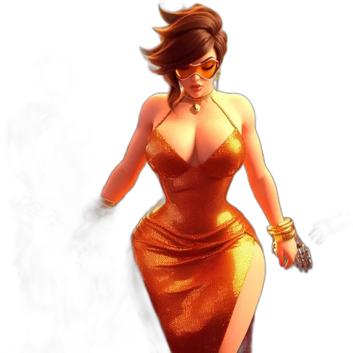 dress, concept art, fantasy art, comic book art, pixel art, fire, golden, earth tones transparent PNG cut-out
