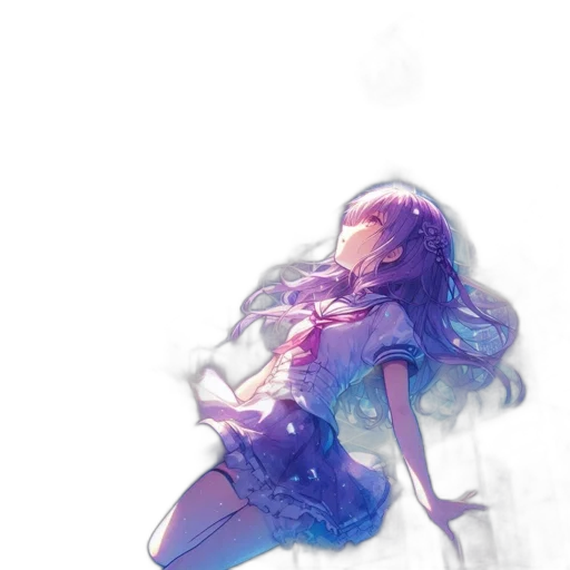 dress, hair, bottle, creature transparent PNG cut-out