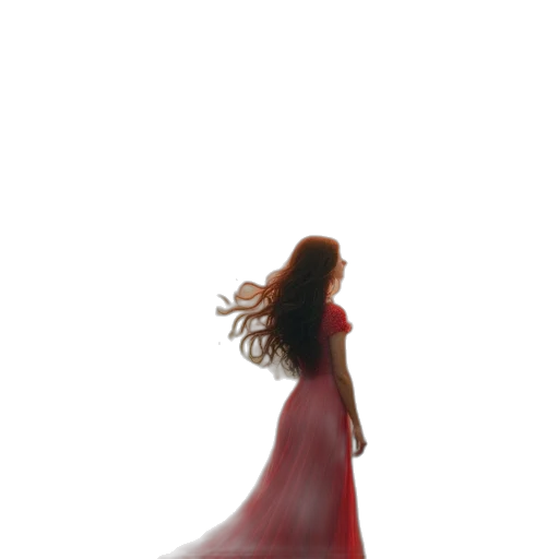dress, hair, crown, creature, concept art, watercolor, fantasy art, pixel art transparent PNG cut-out