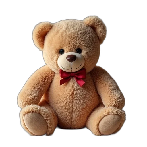 3d render, photorealistic, teddy, bear transparent PNG cut-out