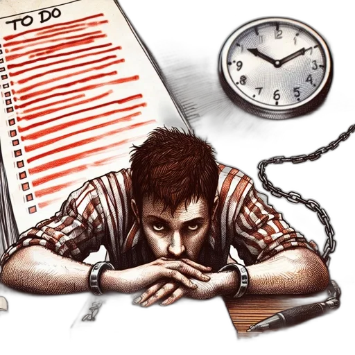 young, man, likely, reflecting, his, busy, day, stands transparent PNG cut-out