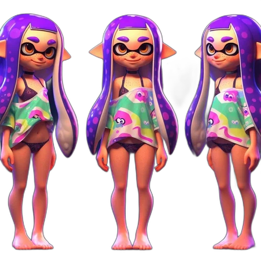 dress, 3d render, concept art, vaporwave, cartoon, pastel, neon, monochrome transparent PNG cut-out