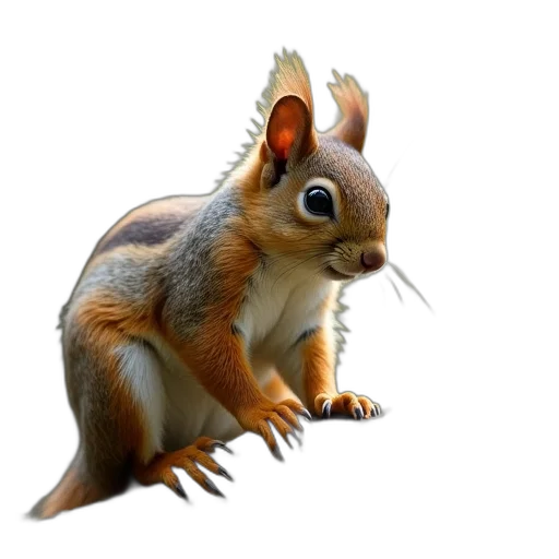 animal, creature, staff, food, photorealistic, 3d render, concept art, chipper transparent PNG cut-out