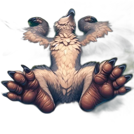 animal, creature, dragon, staff, concept art, fantasy art, pixel art, photorealistic transparent PNG cut-out