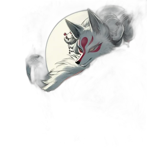 mask, shoes, hat, jacket, concept art, watercolor, photorealistic, comic book art transparent PNG cut-out