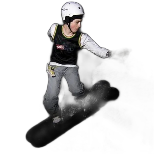 staff, photorealistic, 3d render, concept art, cartoon, snowboarder, wearing, helmet transparent PNG cut-out