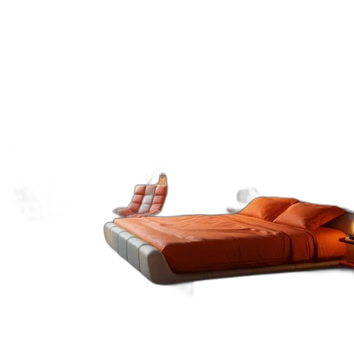 furniture, shoes, robot, bottle, 3d render, concept art, photorealistic, outer space transparent PNG cut-out