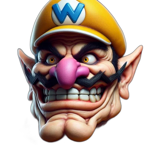 face, mask, crown, weapon, 3d render, concept art, photorealistic, image transparent PNG cut-out