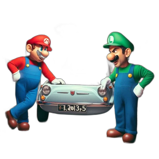 car, weapon, hat, staff, 3d render, concept art, pixel art, cartoon transparent PNG cut-out