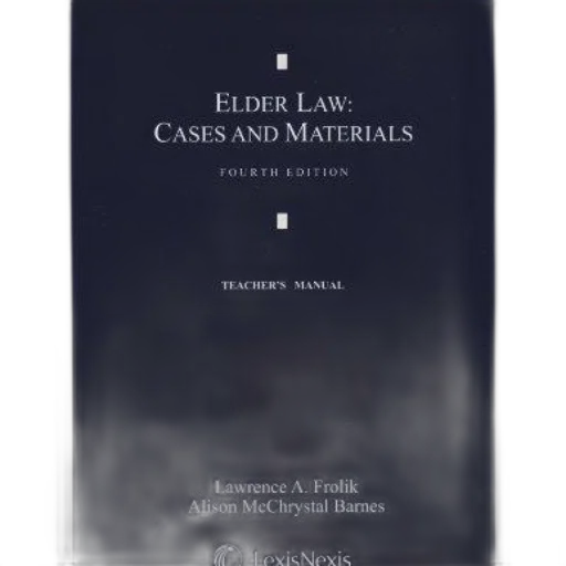 cover, elder, law, cases, materials, fourth, edition, lawrence transparent PNG cut-out