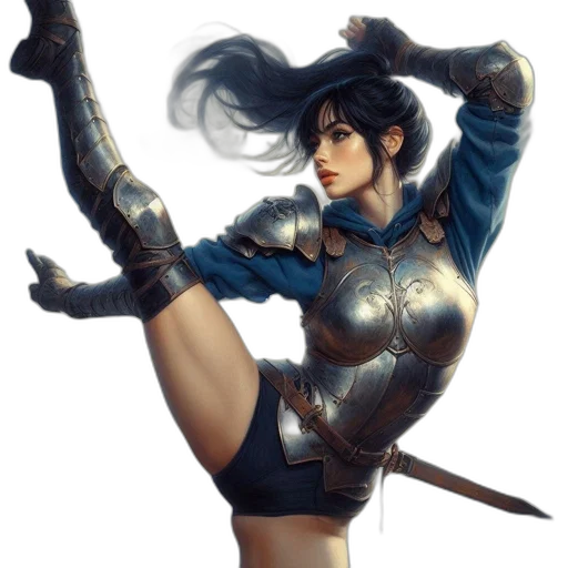 sword, weapon, staff, fantasy art, concept art, comic book art, 3d render, blue transparent PNG cut-out
